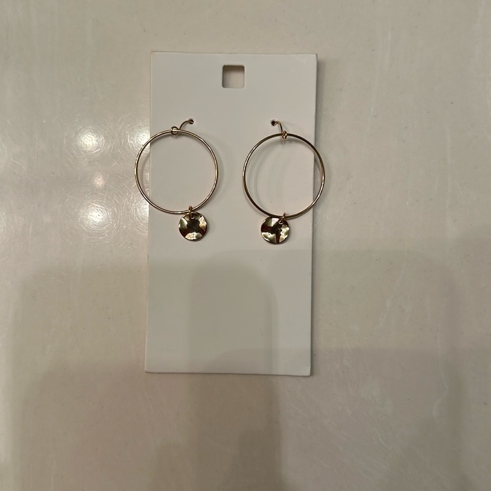 Old Navy Gold Hoop Earrings